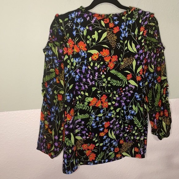 Maeve by Anthropologie Jacquin Floral Print Blouse - Picture 6 of 10